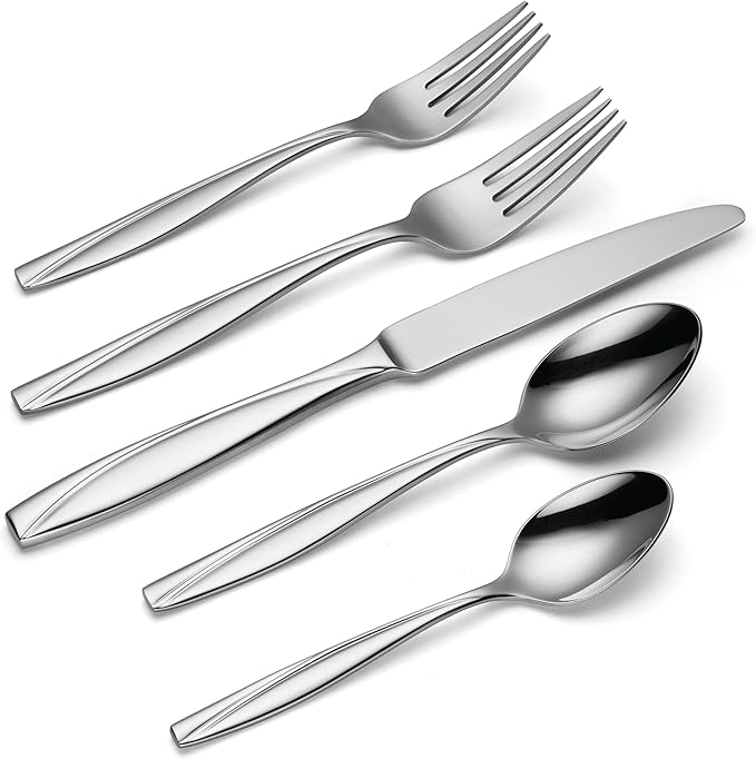 Oneida Camlynn Mirror 20 Piece Everyday Flatware Set, Service for 4