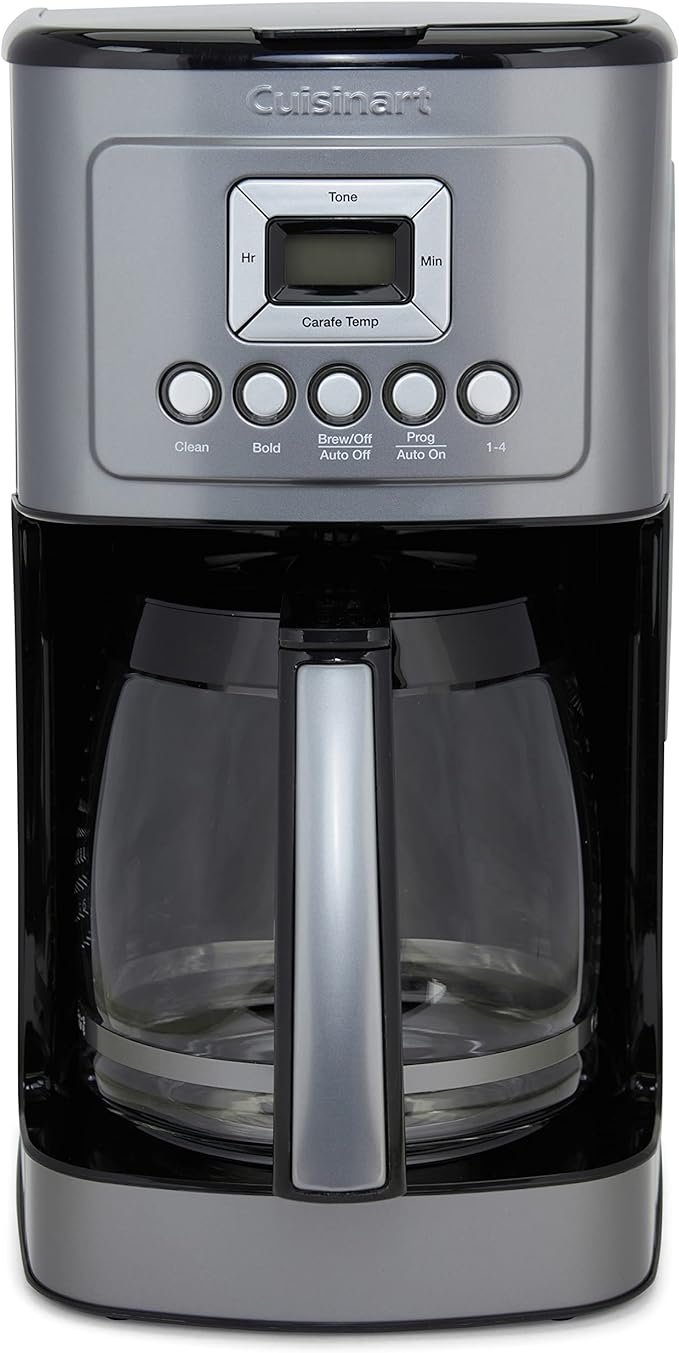 Cuisinart Coffee Maker, 14-Cup Glass Carafe, Fully Automatic for Brew Strength Control & 1-4 Cup Setting, Stainless Steel, DCC-3200GMP1, Gunmetal