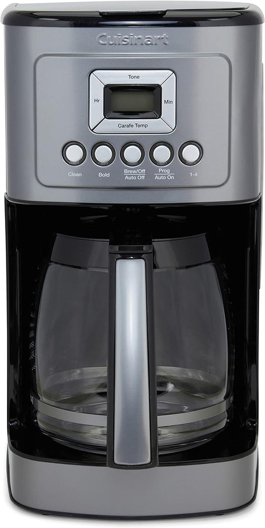 Cuisinart Coffee Maker, 14-Cup Glass Carafe, Fully Automatic for Brew Strength Control & 1-4 Cup Setting, Stainless Steel, DCC-3200GMP1, Gunmetal