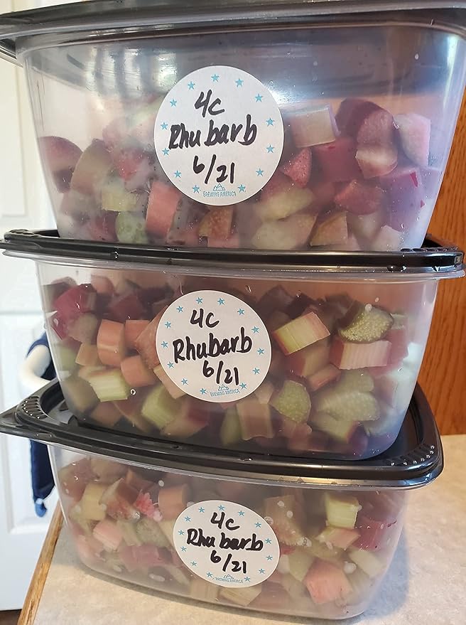 Dissolvable Food Labels for Canning, Pantry, Food Containers, and Mason Jar Food Prep Storage and Organization - Made in USA - Completely Washes Away -250 Labels - 2 Inch Round