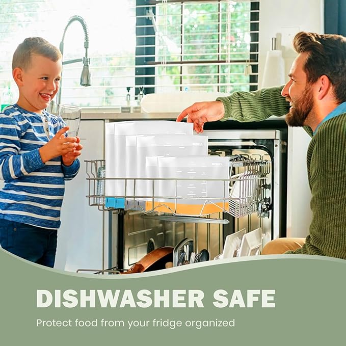 Dishwasher Safe Reusable Storage Bags Stand Up - BPA Free Reusable Sandwich Bags - Leakproof Gallon Freezer Bags, Silicone Food Storage Bags - Multicolor 4 Gallon + 6 Sandwich + 4 Snack Bags