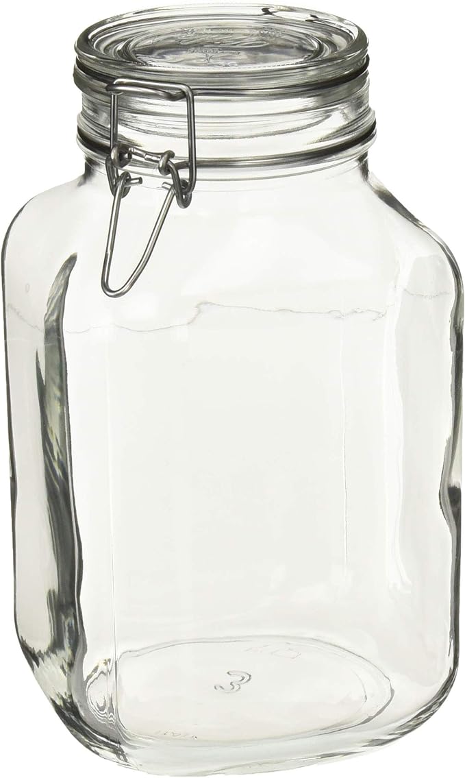 Bormioli Rocco Canning Jar, 3 Liter, Glass