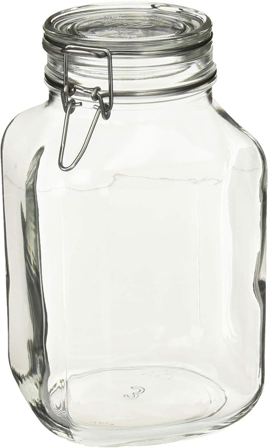 Bormioli Rocco Canning Jar, 3 Liter, Glass