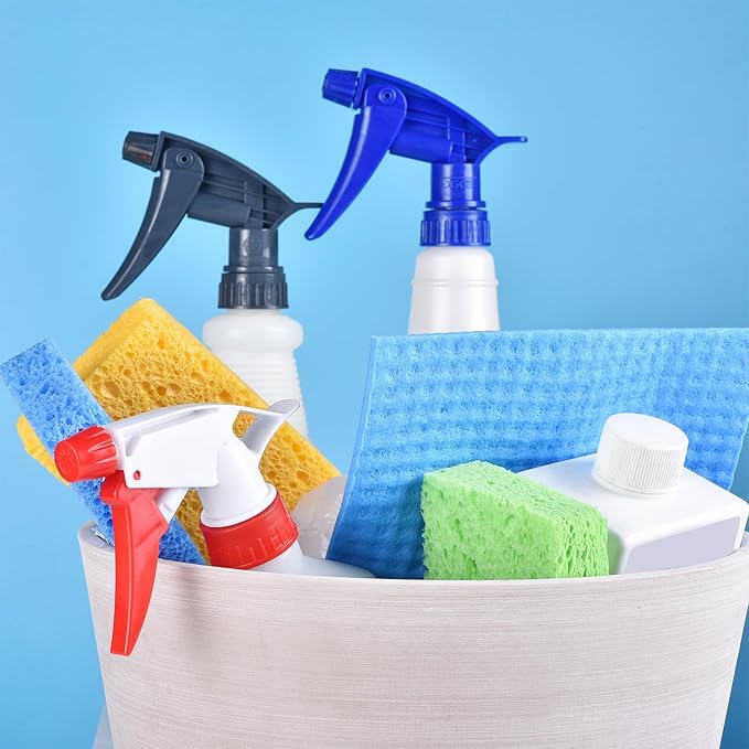 MEUUT 12 Packs Swedish Dishcloths and Kitchen Sponges for Cleaning, Reusable Absorbent Compressed Cellulose Cleaning Sponge Dish Clothes for Kitchen and Household Use