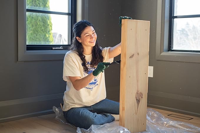 FRAMAR Biodegradable Green Gloves Latex Free Large – Disposable Nitrile Gloves Large, Cleaning Rubber Glove Disposable, Non Latex Hair Dye Glove 100 Pk