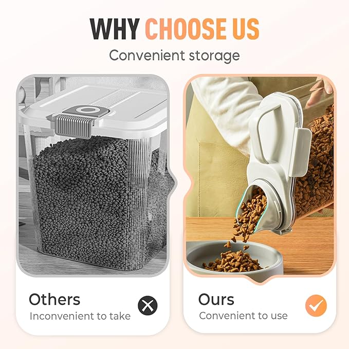 Clear Airtight Food Storage Containers, Transparent Cereal Dry Food Storage with Pouring Spout, for Flour, Sugar and Cereal (95oz Green)