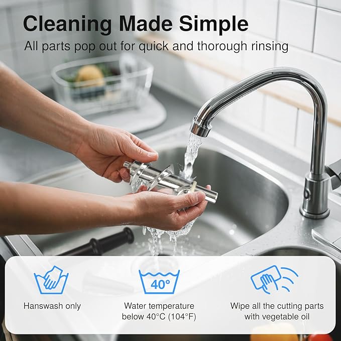 Electric Meat Grinders for Home Use, 3000W Max Sausage Stuffer Machine Kitchen Meat Grinder Heavy Duty With 3 Grinding Plates, Sausage Maker Tubes & Kubbe Kit Stainless Steel Food Grinder