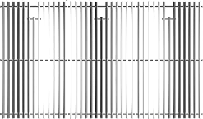 17" Stainless Steel Grill Grate for Charbroil Tru Infrared Grill Replacement Parts 463242715 463242716 463276016 466242715 466242716, Grill Replacement Parts for Nexgrill 720-0882A BHG 720-0882