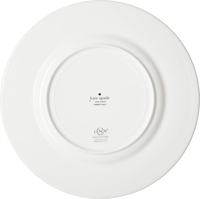 Kate Spade New York Parker Place Accent Plate, 1.05 LB, Blue