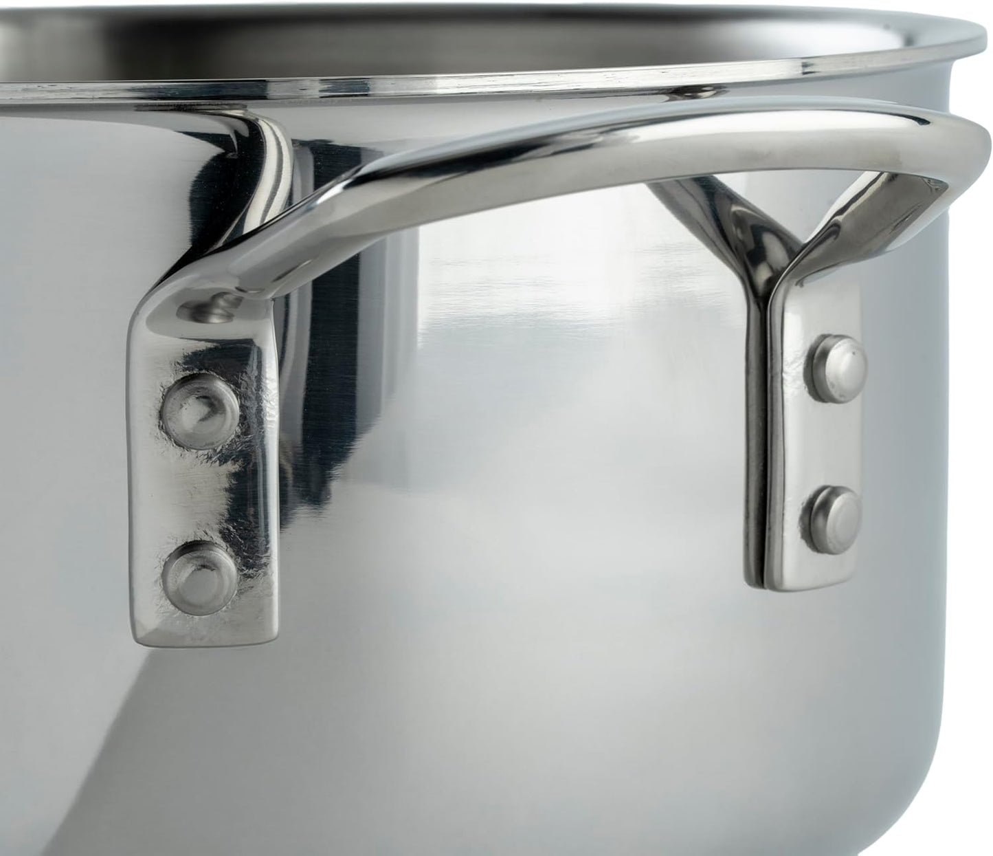 WINCO Tri-Ply Stock Pot, Silver