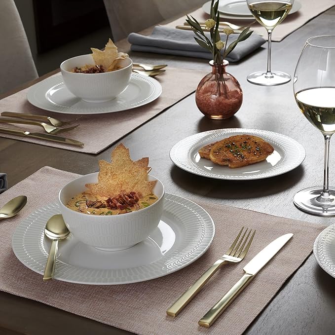 Oneida Chef's Table Champagne 20 Piece Everyday Flatware Set, Service for 4, 18/0 Stainless Steel, Silverware Set