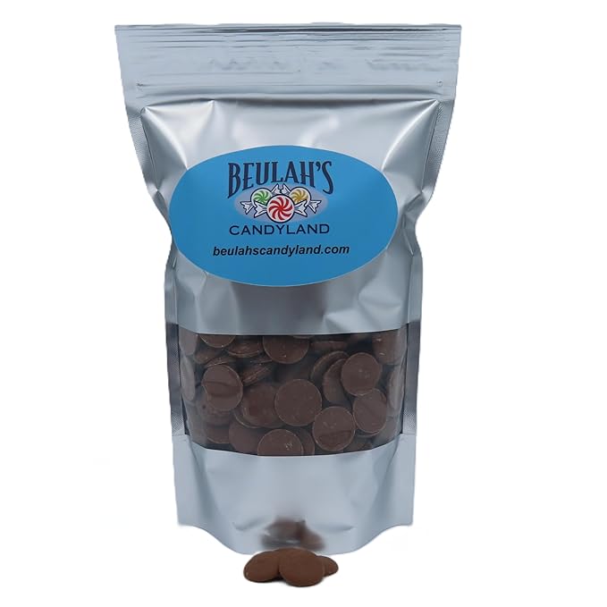 MERCKENS Coating Wafers, Milk Melting Chocolate, Cocoa Lite, 2 Pound Package