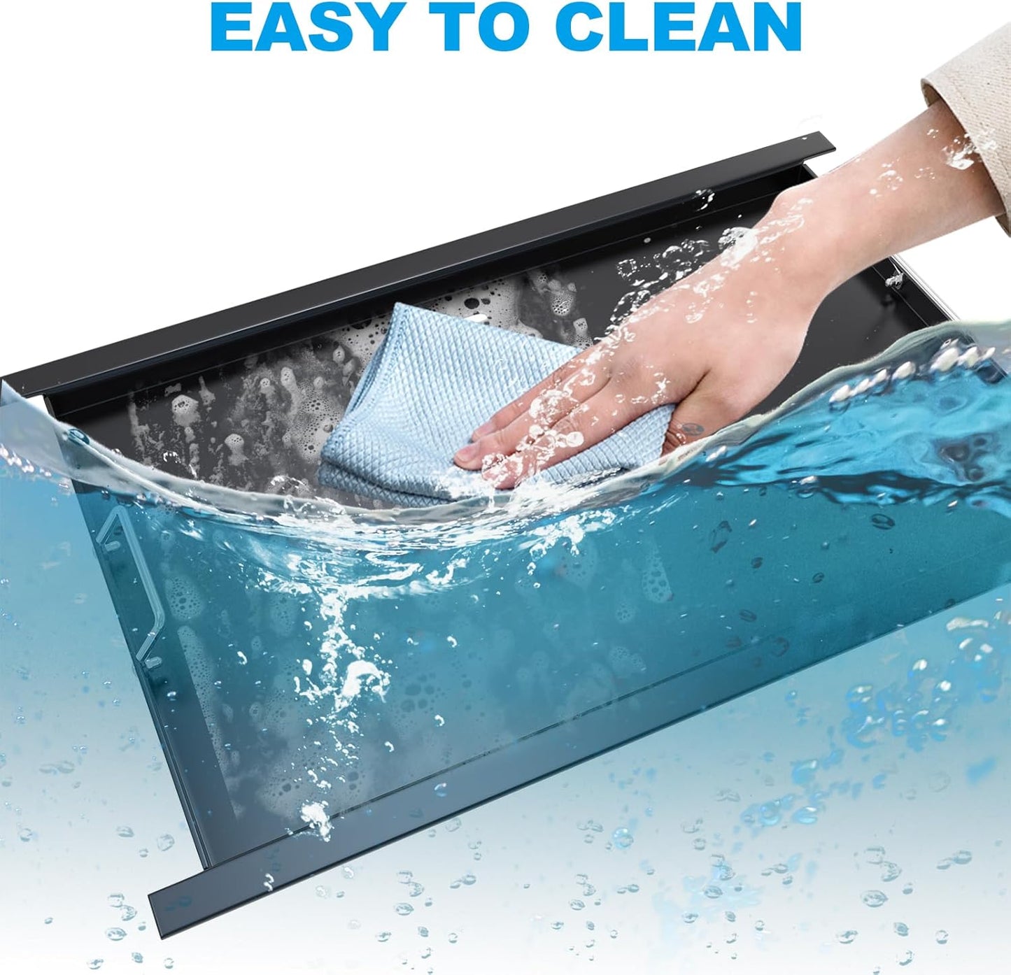 16517 Full-Size Griddle Insert for Bull 30" 4 Burner Grill Angus 47628 47629 Outlaw 26038 26039,Bull Premium Grill 18248 18249,Non-stick Carbon Steel Flat Top Cooking Plate Replacement for Bull 65073