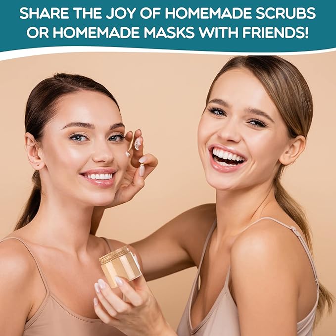 SATINIOR 6 Pack 1 oz Plastic Jars Containers with Lids Wide-mouth Refillable Leakproof Reusable Round Empty Jars for Travel Cosmetic Dry Food Spice Candy Cookie Home Kitchen Organizing(Blue)