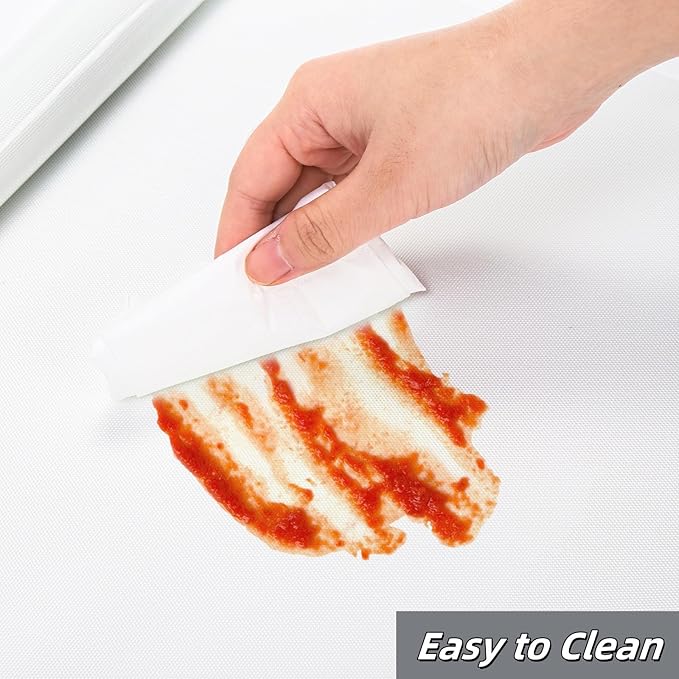 Silicone Baking Mat Roll, 16 In x 8 FT Non-Stick Pastry Mat, Cut to Any Size, Heat Resistant Food Grade Silicone Sheet, Air Fryer Liner for Pie Crust, Pizza Cookies