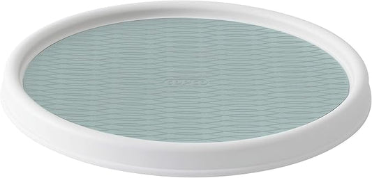 Copco Basics Non-Skid Pantry Cabinet Lazy Susan Turntable, 12-Inch, Blue