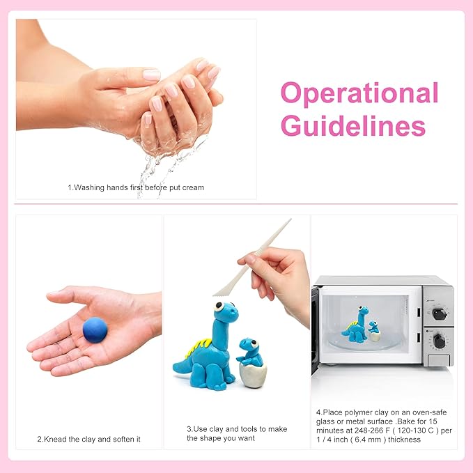 Polymer Clay Set, 72 Color Oven Bake with Sculpting Tools and Accessories, Modeling Clay for Kids,Ideal DIY Clay Art Set for Kids Beginners Artists