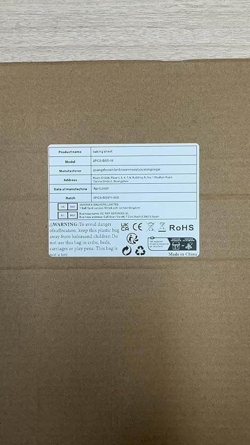 Stainless Steel Baking Sheet Set, 2 Pcs Cookie Sheet Pan Baking Trays for Oven, Non Stick and Heavy Duty and Easy Clean, 15.9 x 12 x 1 Inch