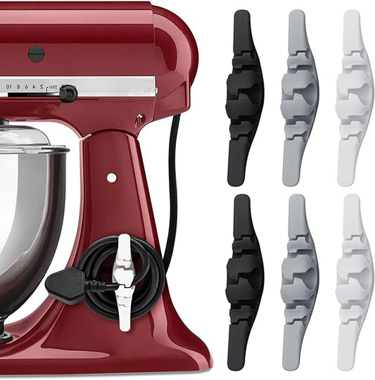 Cord Organizer for Appliances,Wire Organizers for Appliances, Kitchen Appliance Cord Organizer for Mixer,Blender,Coffee Maker,Pressure Cooker,Must-Have Kitchen Accessories for Daily Life（6 Packs）