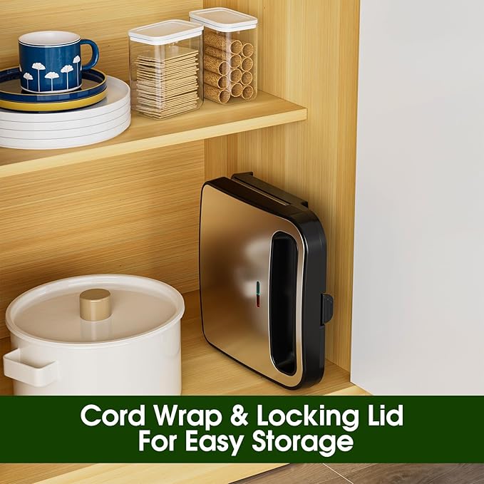 Pizzelle Maker Machine, Mini Non-stick Electric Pizzelle Cookie Baker for Holiday, Party, Treat (Ceramic Coating, 2 * 4") (ceramic coating)