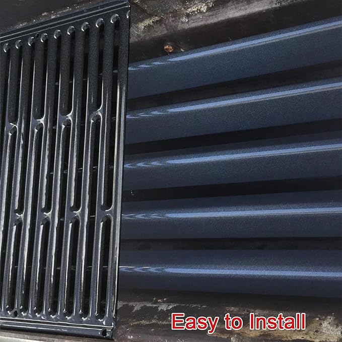 DELSbbq 15 Inch Grill Cooking Grates for Weber Old Spirit 200 with Side Control, Grill Grates for Weber 7523, Spirit E/S 200/210, Spirit 500, Genesis Silver A, Replacement for 7521 7522 65904 65905