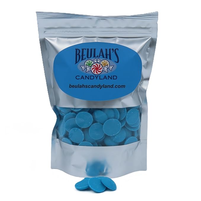 MERCKENS Coating Wafers, Blue Melting Chocolate, 1 Pound Package