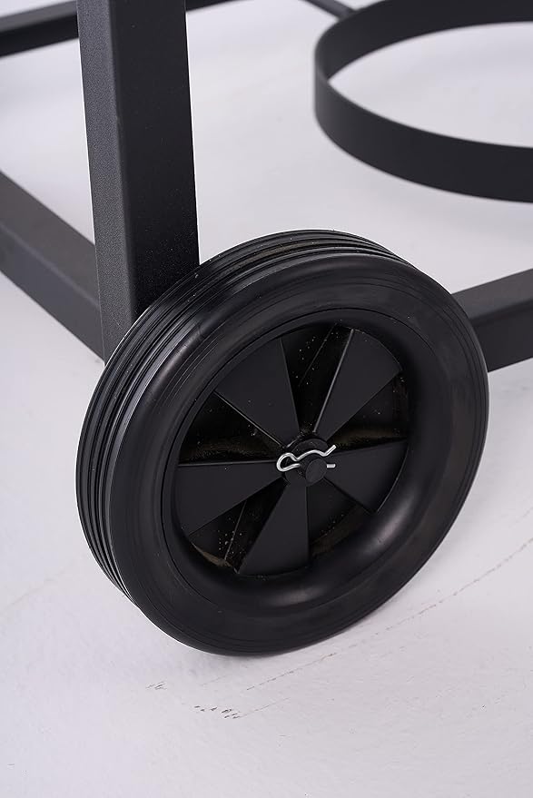 Propane Outdoor Double Burner Deep Fryer Cart, 2-18QT Aluminum Pots & Frying Baskets, Best for Fish Fry, Wings, Fries, Canjun Fry