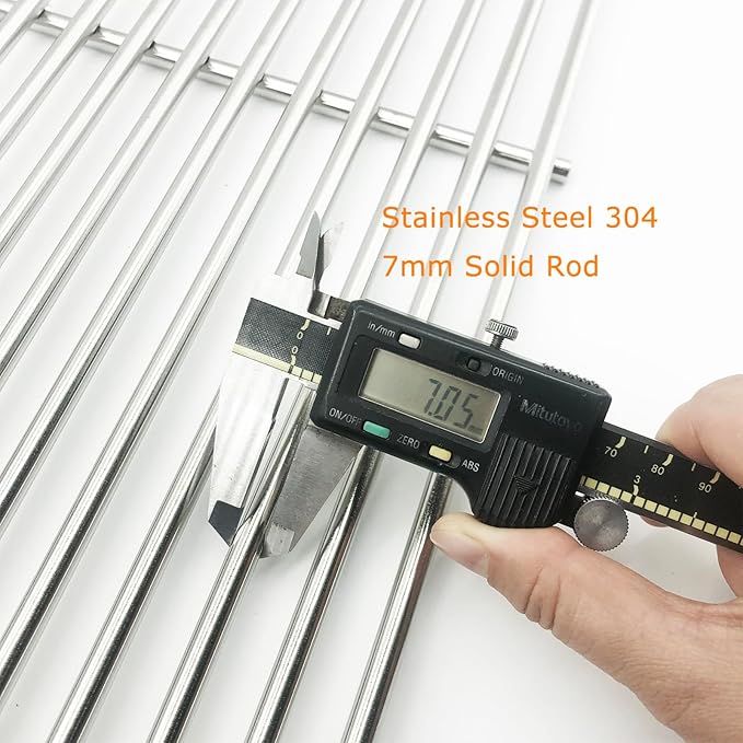 19.5" Cooking Grates for Weber Genesis 300 Series, Genesis E310 E320 E330 S310 S320 S330, 304 Stainless Steel Grill Grate Replacement Parts for Weber 7528 & 7524