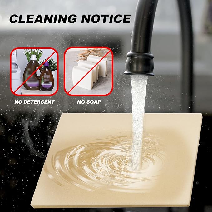 Skyflame 16” Rectangle Pizza Stone and Stainless Steel Rack with Handle, Heavy Duty Baking Stone Ideal for Most Charcoal/Gas Grills, Pizza Oven and Smoker