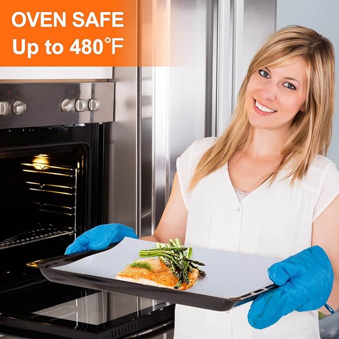 Silicone Baking Mat Roll -12IN x 10FT Non Stick Heat Resistant Food Grade Baking Mats, No Slip Reusable Freeze Dryer Mat,Pastry Mat,Countertop Protector Mat, Washable Oil-Proof Refrigerator Liners