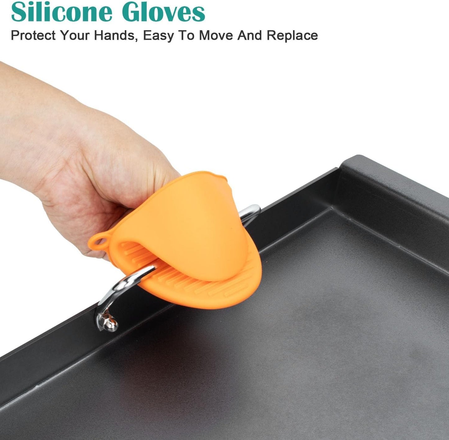 Full Size Griddle Inserts for Charbroil Performance 2 Burner 463630021 463660421 463630422 463660021 463655621, Flat Top Griddle for Char-Broil Advantage 463631410 463251414 463672019 Grill