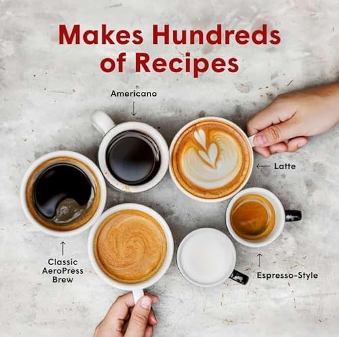 AeroPress Clear XL Coffee Press – 3 in 1 Brew Combines French Press, Pourover, Espresso, Full bodied smooth coffee without grit or bitterness, Portable Coffee Maker for Home, Office, Camping & Travel