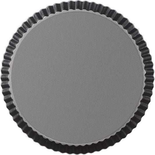 Beasea Tart Pan 9 Inch Removable Bottom, Non Stick Tart Pan with Removable Bottom Round Pie Pan for Baking
