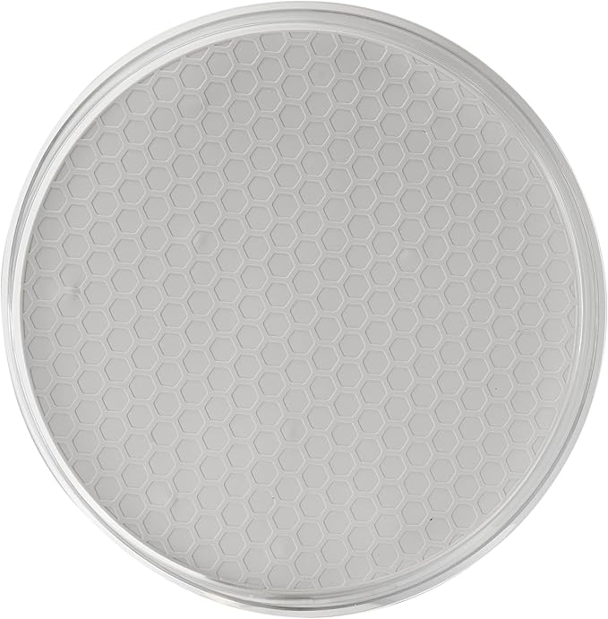 Spectrum Lazy Susan Organizer, Hexa Extra Large 12.25" - Lazy Susan Turntable for Cabinet, Refrigerator, Pantry, Table & Shelf - Rotating & Spinning Pantry Organization - Spice Rack Storage for Fridge