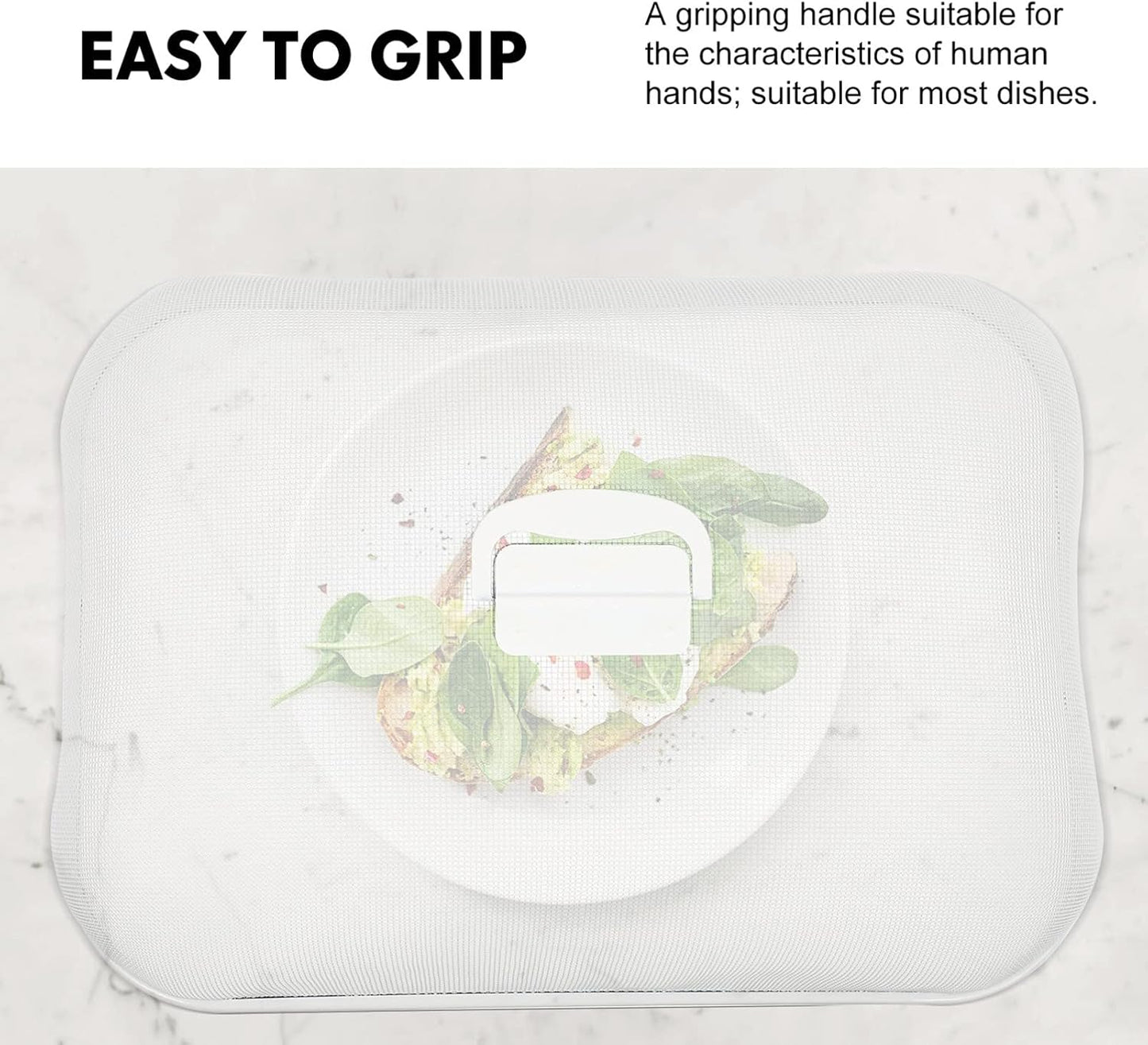 GANAZONO Metal Vegetable Cover 18.5X13.4X5.9 Inch Mesh Food Cover for Outdoor Picnics Garden Parties Camping Insect Protection Serving Dish