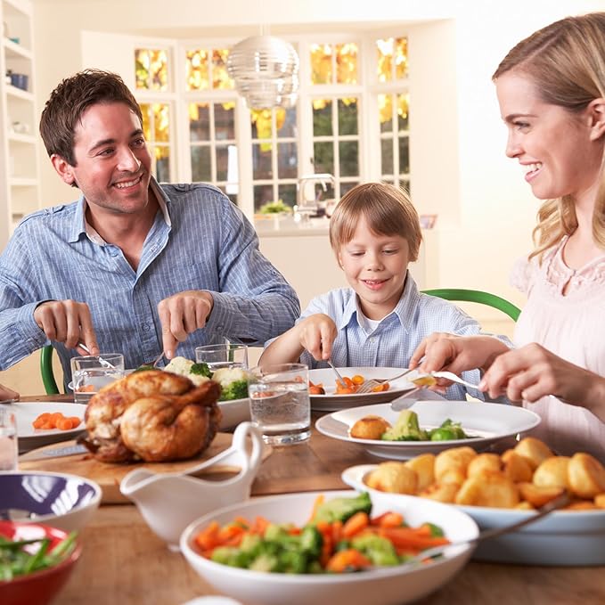 Silverware Set, 40 Piece Premium Stainless Steel Flatware Set for 8, Heavy Duty Silverware Cutlery Sets with Wavy Patterns, Spoons and Forks Set, Mirror Polished, Dishwasher Safe