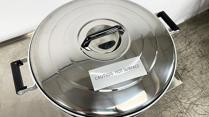 Commercial Gas Rice Cooker, 10L Capacity, 25600 BTU/HR, Liquid Propane, White CDGRC-10LP ETL