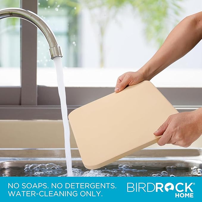 BIRDROCK HOME Pizza Stone for Oven and Grill | 15"x12" Rectangular Cordierite Baking Stone for Cooking, Bread, Pie, BBQ | Indoor - Outdoor | Grill, Smoker, Toaster Use | Ceramic Sheet for Crispy Crust