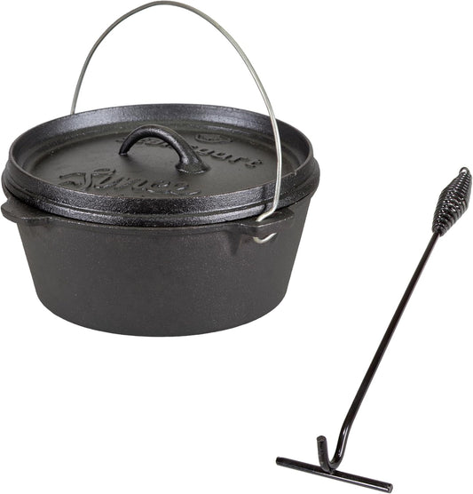 Stansport Pre-Seasoned Cast Iron Dutch Oven