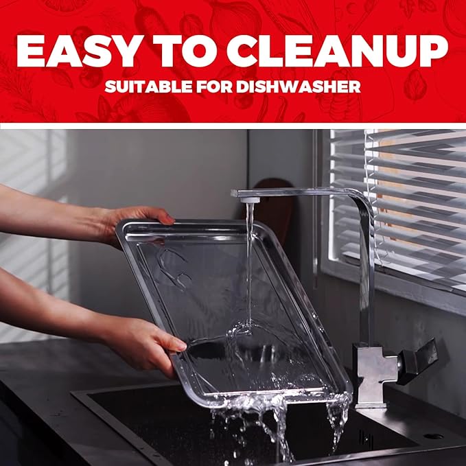 Air Fryer Basket for Oven, Air Fryer Basket and Stainless Steel Baking Tray Pant Oven Air Fryer Pan Rack for Cooking Baking Dishwasher and Broiling (13.1" * 8.8" & 12.8" * 9.6")