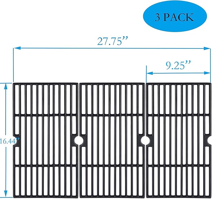 Charbrofire DGF493BNP Grates Grill Replacement Parts for Dyna Glo Grill Grates DGF493PNP-D DGB495SDP-D Dynaglo DGH474CRP 70-01-273 Kenmore Grill Grates 146.23678310 Backyard Grill Parts GBC1134W