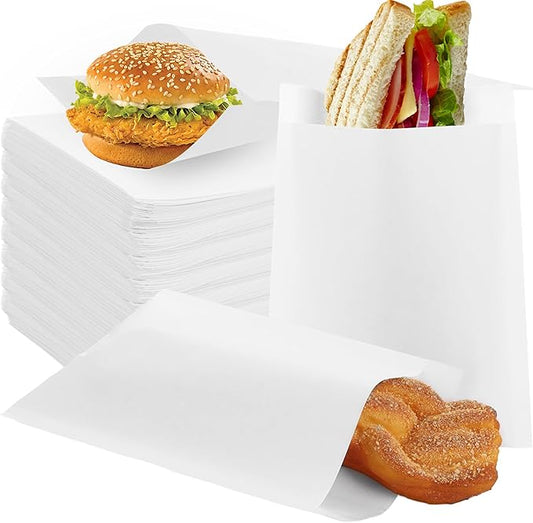 800 Pack Wax Paper Sandwich Bags 8x6 inch Wax Paper Bags, Greaseproof Bags Paper Cookie Bag for Food, Sandwich, Snacks, Cookie, Candies and More