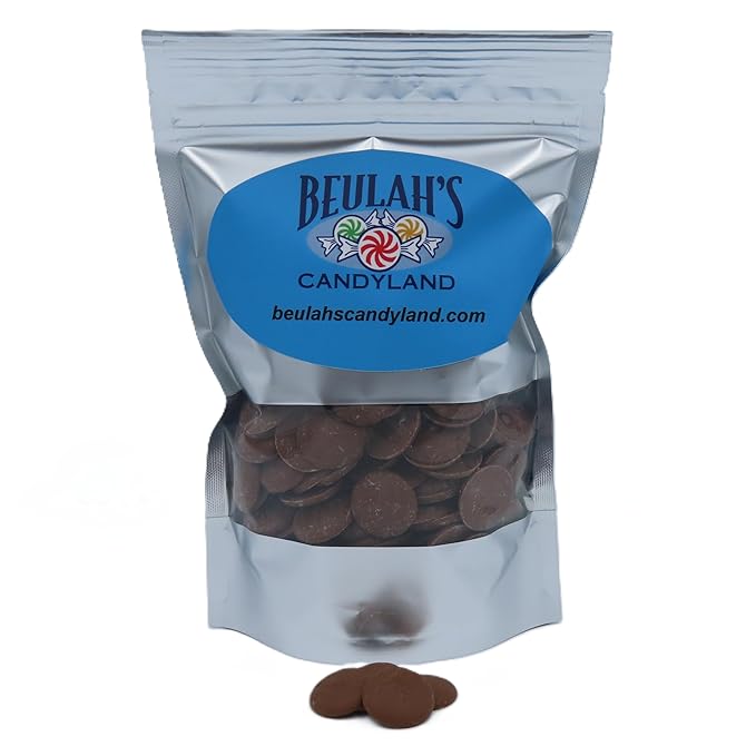 MERCKENS Coating Wafers, Milk Melting Chocolate, Cocoa Lite, 1 Pound Package