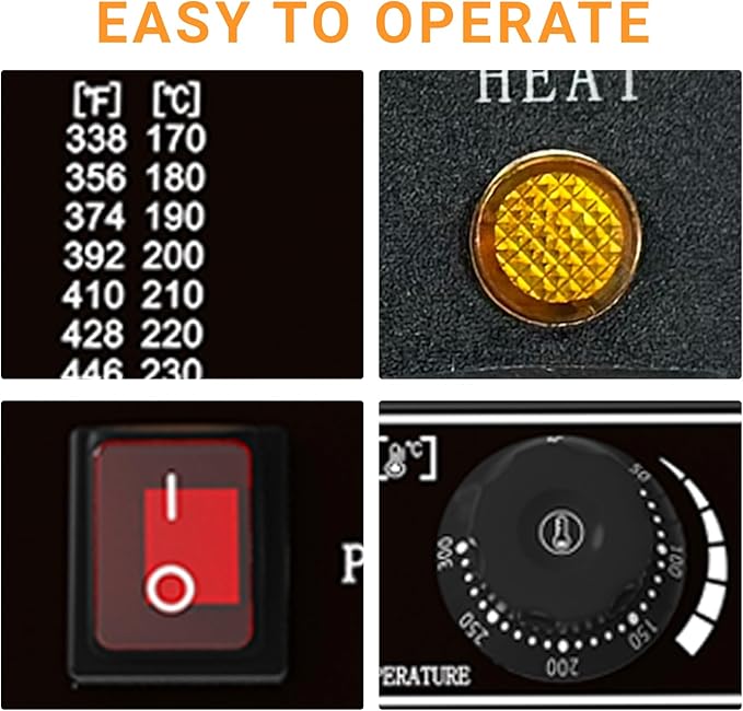 Commercial Waffle Maker for Home and Restaurant, 2400 W Nonstick Waffle Iron, Double Head Stainless Steel Waffle Maker,No Rotation