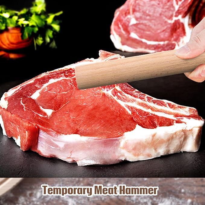 Patelai Small Wooden Rolling Pin, Dumpling Dough Roller Wooden Mini Rolling Pins Kitchen Utensil Tool for Fondant, Pasta, Bread, Pastry, Cookies, Pizza, Pie, Cylinder Style, 6.3 Inch (30 Pieces)