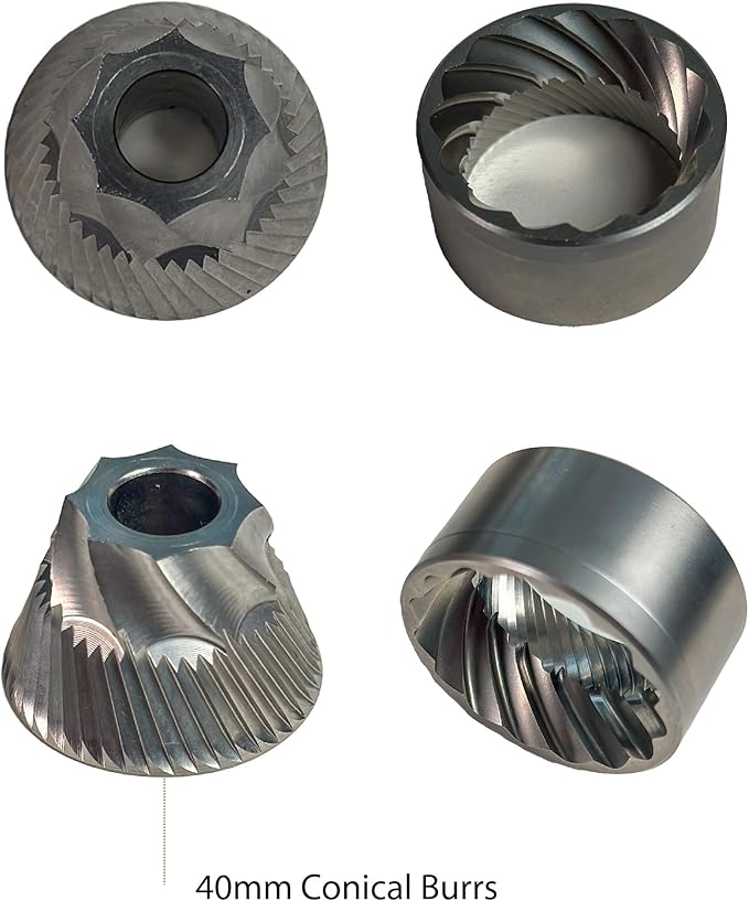 D40+ Single Dose Coffee Grinder (Black)