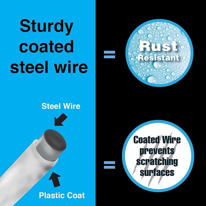 SANNO Freezer Baskets Freezer Wire Storage Basket, Organizer Food Storage Bin with Handles for Cabinets, Pantry, Closets, Bedrooms 11.8" x 11.8" x7"