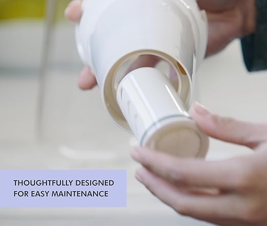 LifeStraw Home Water Pitcher, 7-Cup, White, Glass with Silicone Base, White, for Everyday Protection Against Bacteria, Parasites, Microplastics, Lead, Mercury, PFAS and a Variety of Chemicals