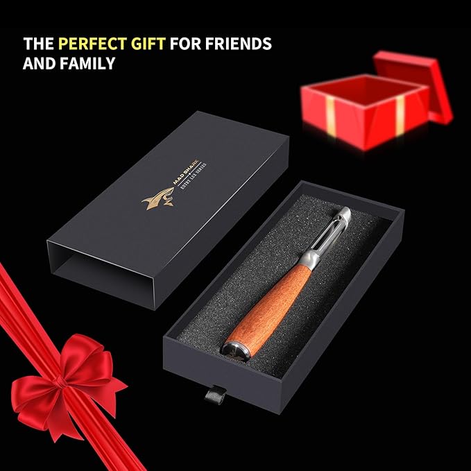 MAD SHARK Ultra Sharp Potato Peelers for Kitchen,Vegetable Peeler,Fruit Peeler Easy to Use Rosewood I Peeler Non-Slip Ergonomic Grips for Carrot, Veggie,Cucumber, Apple(3 Years Warranty)