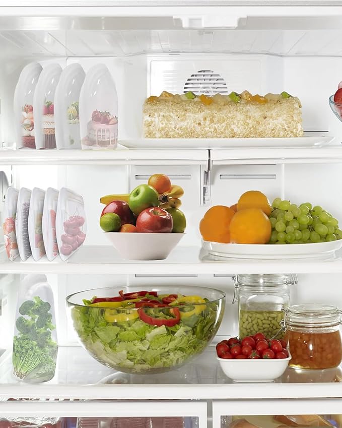 Reusable Silicone Storage Bags, 4Pack Snack Sandwich Half Gallon Bags, Endurables Seal-Top Silicone Bags for Food Storage, Freezer, Microwave, Oven, Dishwasher Safe, Heavy Duty